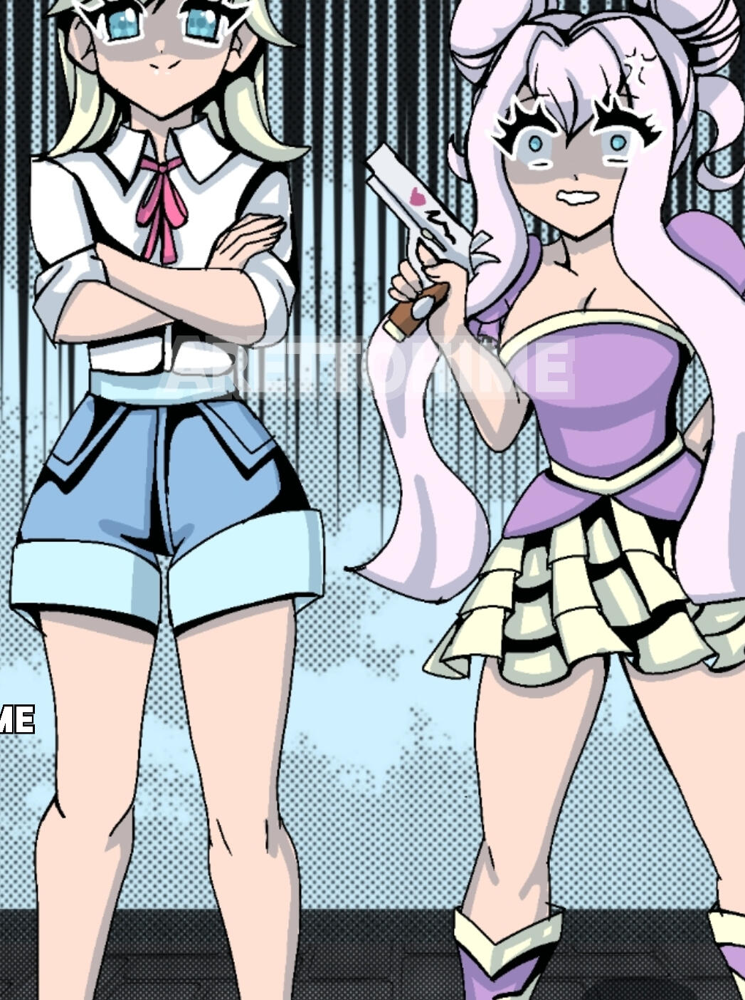 Watercolor and gouache